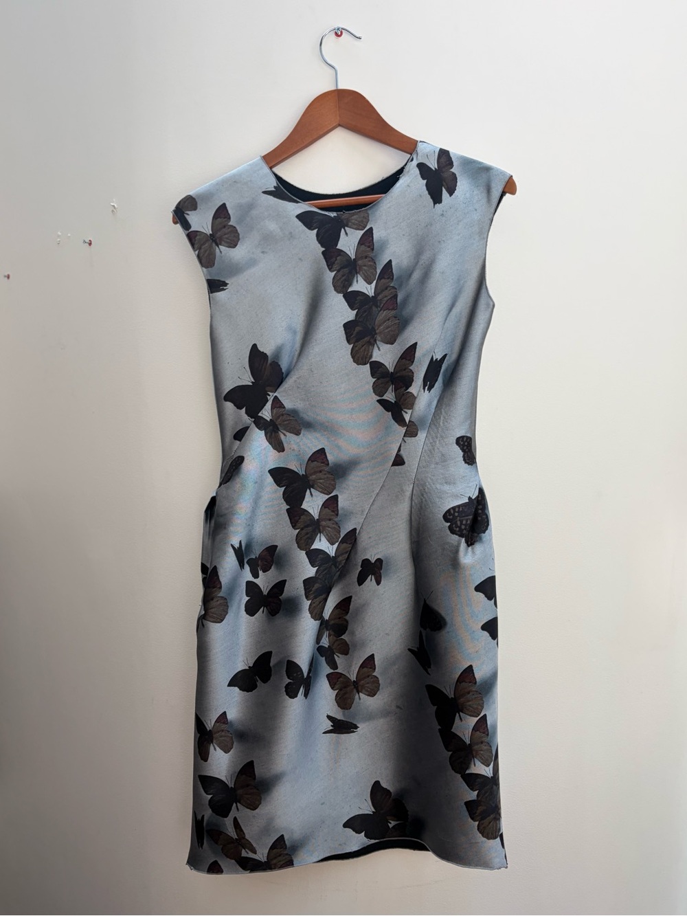 RARE Lanvin Paris Archival Butterfly Print Dress - as seen on suits